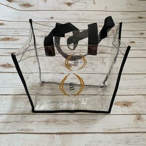 Clear Football Tote